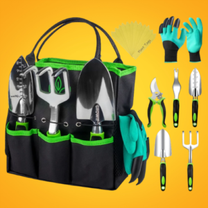 GROWIT Heavy Duty Gardening Tools - 22-Piece Gardening Gifts