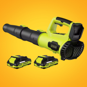 Leaf Blower, 21V Cordless Electric Blower with 2 2.0Ah Batteries